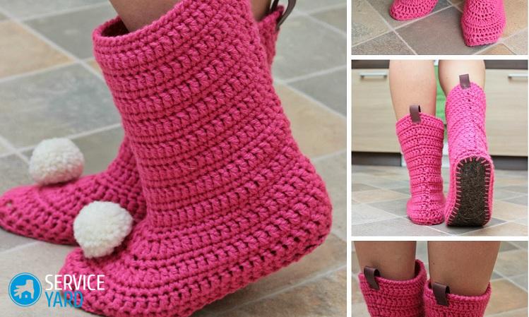 Как сшить домашние тапочки-сапожки своими руками — выкройки с размерами