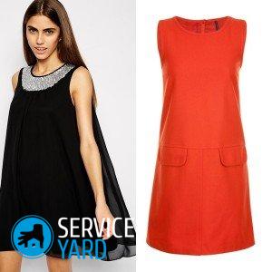 Как сшить платье-трапеция?