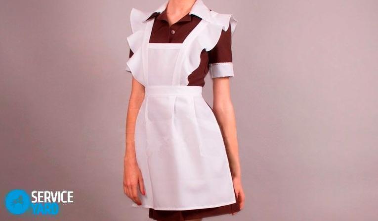 Как сшить школьный фартук?