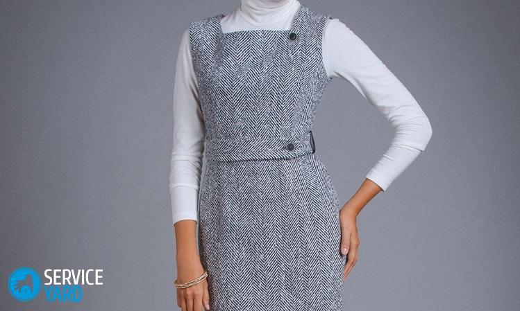 Как сшить теплый сарафан своими руками быстро и без выкройки?