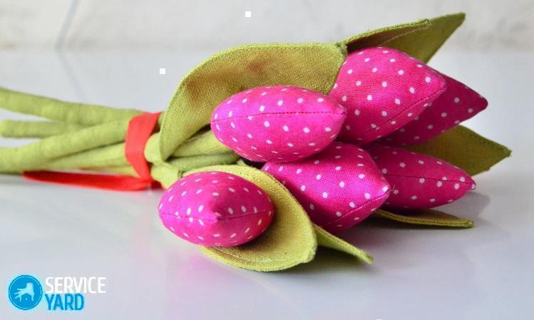 Как сшить тюльпаны из ткани своими руками?