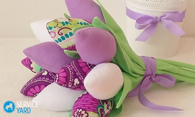 Как сшить тюльпаны из ткани своими руками?