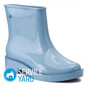 Как сшить вкладыши в резиновые сапоги?