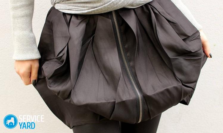 Как сшить юбку-баллон?