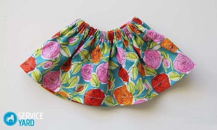 Как сшить юбку для куклы?