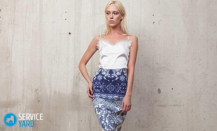 Как сшить юбку из трикотажа?