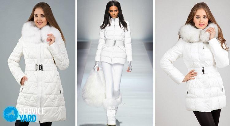 Как стирать белый пуховик?