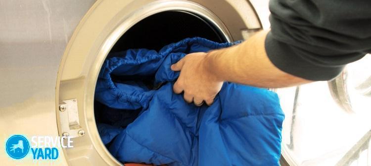 Как стирать куртку на холлофайбере в стиральной машине-автомат?