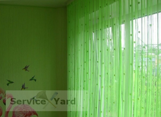 Как стирать шторы