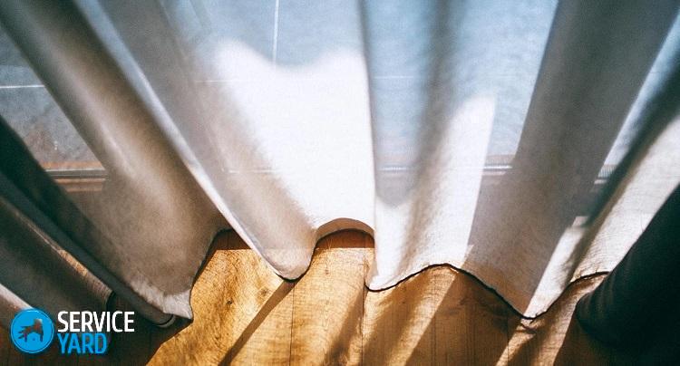 Как стирать шторы с люверсами в стиральной машине?