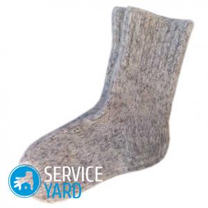 Как связать мужские носки спицами?