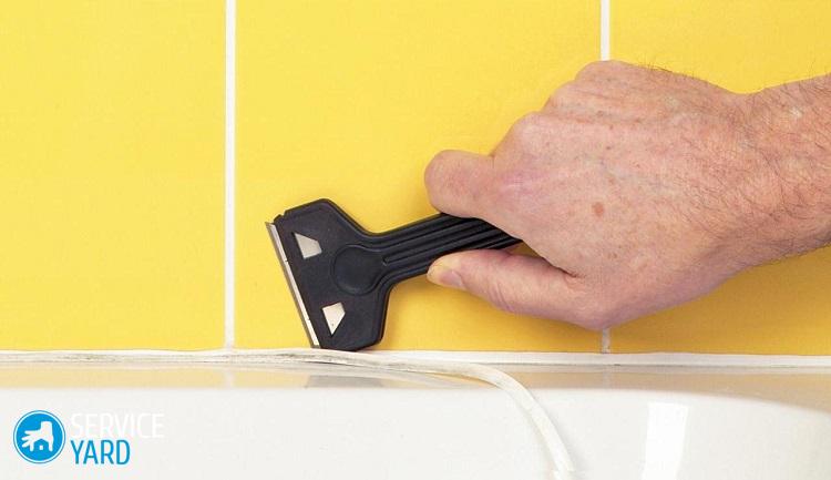 Как убрать силиконовый герметик с пола?