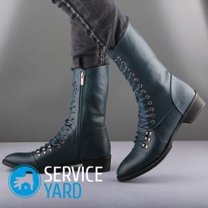 Как убрать соль с кожаной обуви?