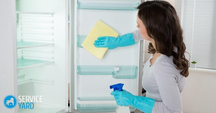 Как убрать запах из холодильника Ноу фрост?