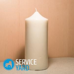 Как удалить пятно от воска свечи с одежды?