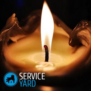 Как удалить воск со скатерти?