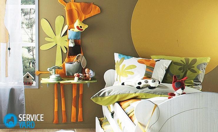 Как украсить детскую комнату своими руками?