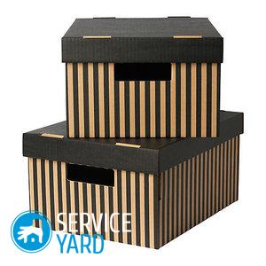 Как украсить коробку из-под обуви?