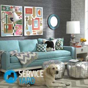 Как украсить стену над диваном в зале?