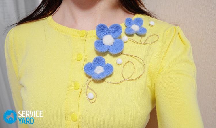 Как украсить свитер?