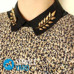 Как украсить воротник рубашки?