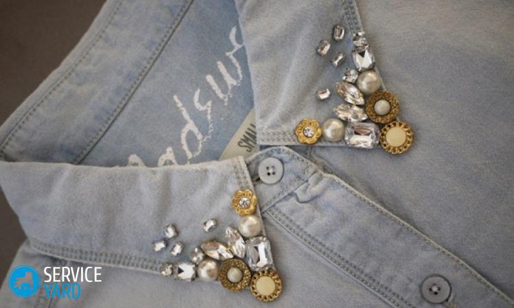 Как украсить воротник рубашки?