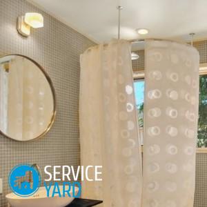 Как установить карниз для ванной раздвижной?