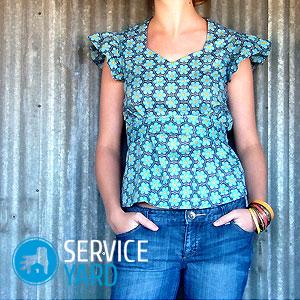 Как увеличить размер блузки своими руками?