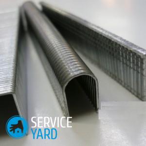 Как вставить скобы в мебельный степлер?