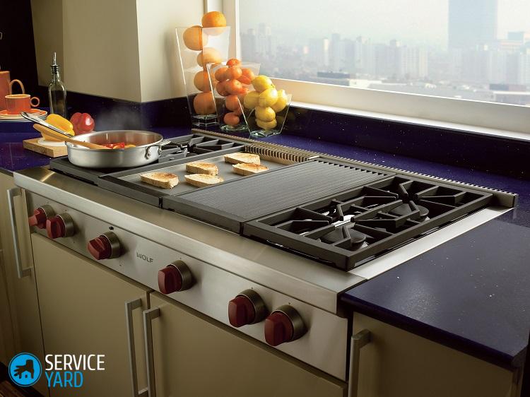 Как встроить газовую плиту в столешницу?