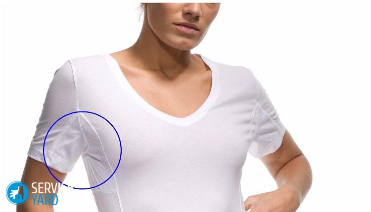 Как вывести пятна от пота