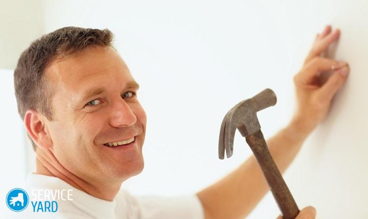 Как забить гвоздь в бетонную стену?