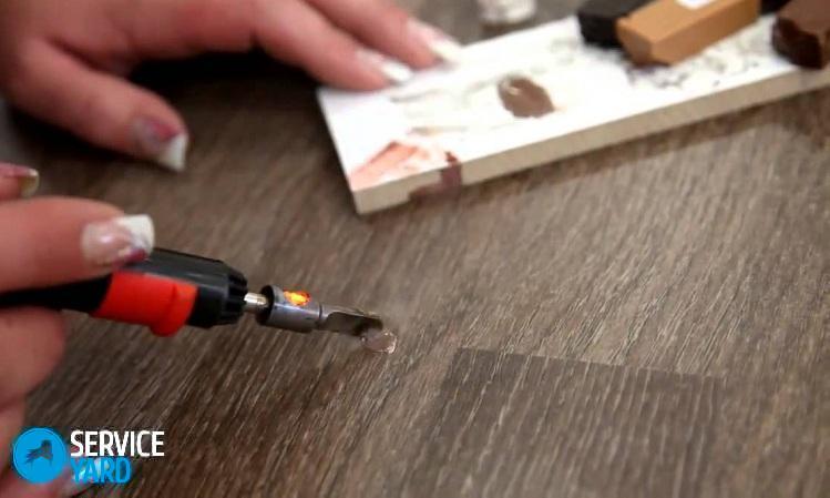 Как заделать скол на ламинате в домашних условиях?