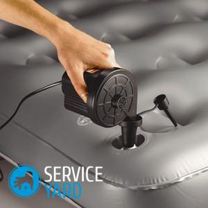 Как заклеить надувной матрас?