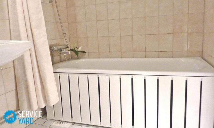 Как закрыть ванну снизу своими руками?