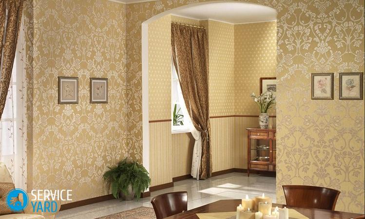 Какие обои лучше клеить на неровные стены?