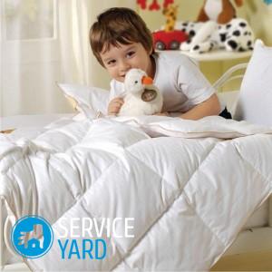 Какое одеяло лучше для ребенка?