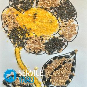 Картина из крупы своими руками