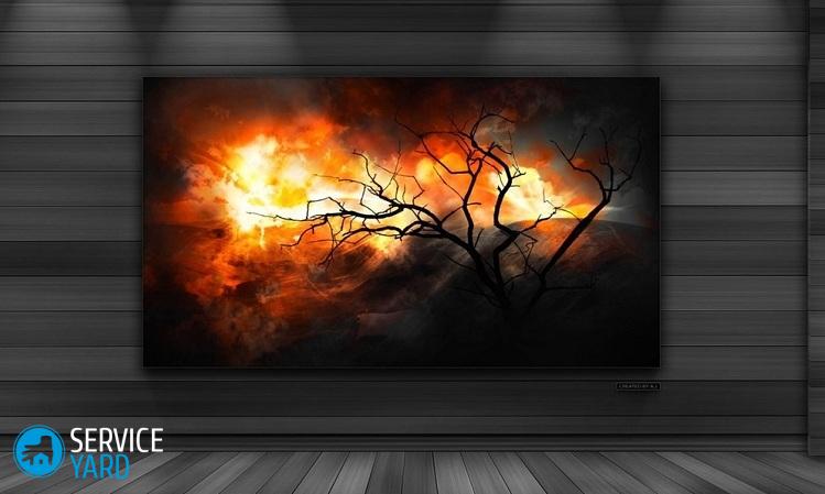 Картина с подсветкой своими руками