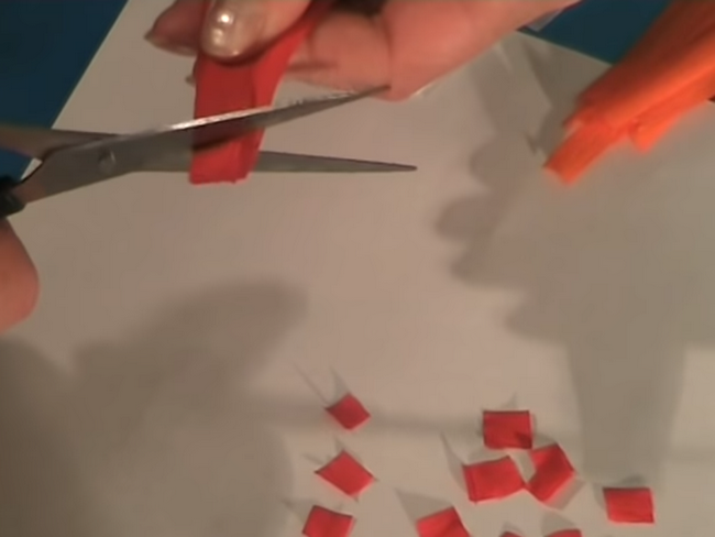 Картины из гофрированной бумаги своими руками: метод торцевания, мастер класс