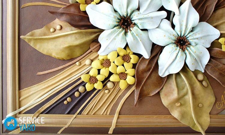 Картины из кожи своими руками