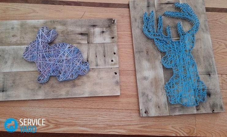 Картины из ниток своими руками — мастер-класс
