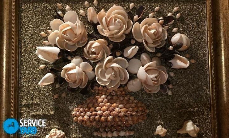 Картины из ракушек своими руками