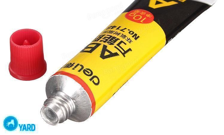 Клей стекло-металл прозрачный