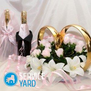 Кольца на машину для свадьбы своими руками