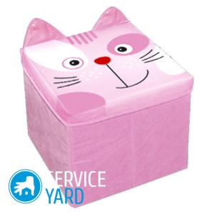 Корзина для игрушек своими руками