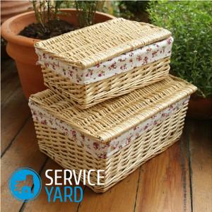 Корзина из лозы своими руками