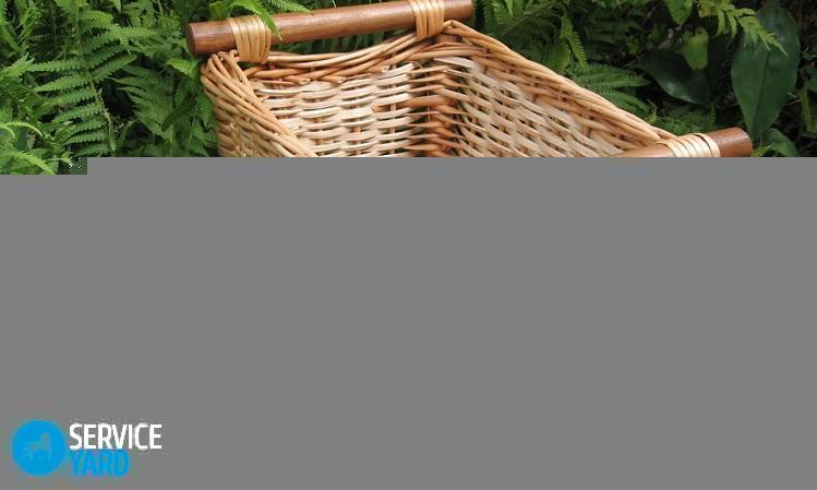 Корзина из лозы своими руками