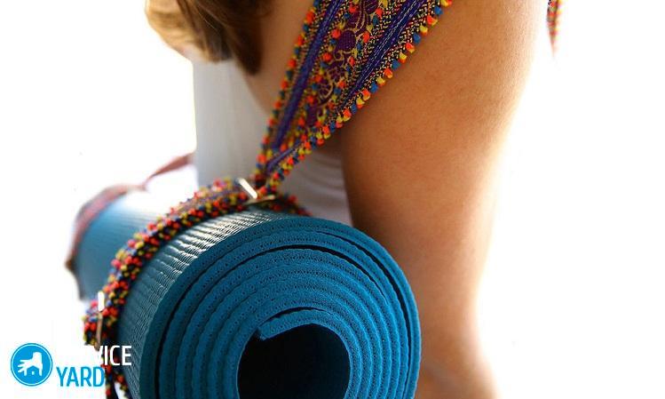 Коврик для йоги своими руками