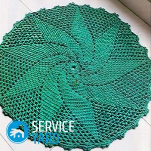 Коврики спицами своими руками